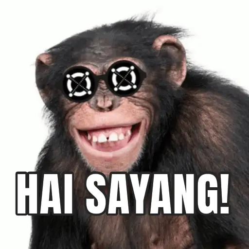 sticker WhatsApp animasi "HAI SAYANG!" oleh @soulblade
